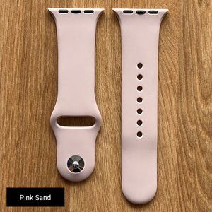 NEW BAND Pink Sand Sport Silicone For Apple Watch